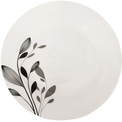 SECRET DE GOURMET Service de Table 18 Pièces Lila 26cm Blanc & Noir Blanc - Publicité SECRET DE GOURMET Service de Table 18 Pièces Lila 26cm Blanc & Noir Blanc - Publicité