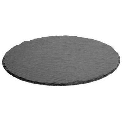 SECRET DE GOURMET Assiette de Présentation Ardoise 32cm Gris Gris - Publicité SECRET DE GOURMET Assiette de Présentation Ardoise 32cm Gris Gris - Publicité