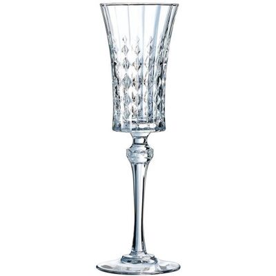 CRISTAL D'ARQUES 4 flûtes 15 cl Lady Diamond - Cristal dArques Blanc - Publicité CRISTAL D'ARQUES 4 flûtes 15 cl Lady Diamond - Cristal dArques Blanc - Publicité