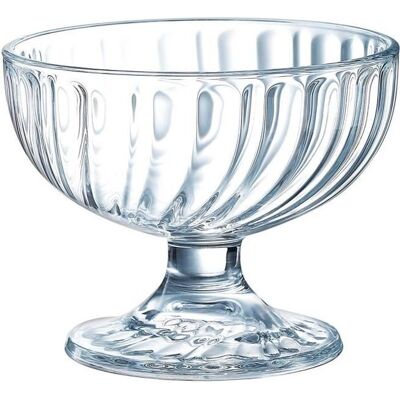 VISIODIRECT Lot de 6 Coupes à glace en verre 38 cl - Ø 117 x 93 mm - Publicité VISIODIRECT Lot de 6 Coupes à glace en verre 38 cl - Ø 117 x 93 mm - Publicité