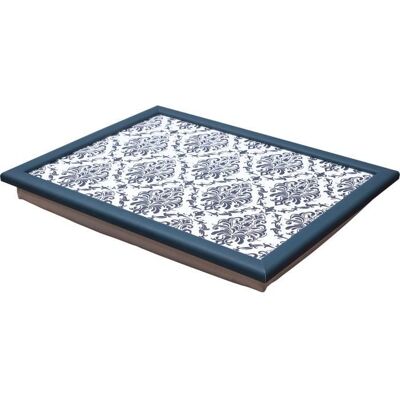 AIDAPT Plateau avec Coussin Design Vintage Bleu - Publicité AIDAPT Plateau avec Coussin Design Vintage Bleu - Publicité