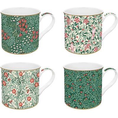 Coffret de mugs - EASY LIFE - Floral Fantasy - 300 ml - Porcelaine - Lavable au lave-vaisselle Blanc - Publicité Coffret de mugs - EASY LIFE - Floral Fantasy - 300 ml - Porcelaine - Lavable au lave-vaisselle Blanc - Publicité