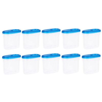 DECONATION Lot de 10 boîtes verseuses 13L - Fabriqué en France - Couvercle ouvrant verseur - Publicité DECONATION Lot de 10 boîtes verseuses 13L - Fabriqué en France - Couvercle ouvrant verseur - Publicité