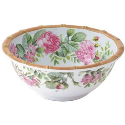 Saladier en mélamine Ø 25cm - Singapore rose anglaise - EASYLIFE - Publicité Saladier en mélamine Ø 25cm - Singapore rose anglaise - EASYLIFE - Publicité