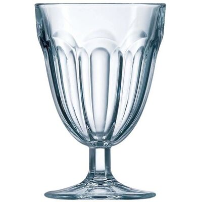 6 verres à pied 21 cl Roman - Luminarc Blanc - Publicité 6 verres à pied 21 cl Roman - Luminarc Blanc - Publicité