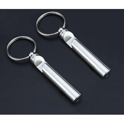 HAWUJ 2 PCS Metal Whistle Ouvre-bouteille Porte-clés Pendentif porte-clés multifonctionnel créatif Couleur: Argent - Publicité HAWUJ 2 PCS Metal Whistle Ouvre-bouteille Porte-clés Pendentif porte-clés multifonctionnel créatif Couleur: Argent - Publicité