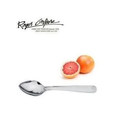 ROGER ORFEVRE - Cuillère dentées à pamplemousses - 14 cm - inox Gris - Publicité ROGER ORFEVRE - Cuillère dentées à pamplemousses - 14 cm - inox Gris - Publicité