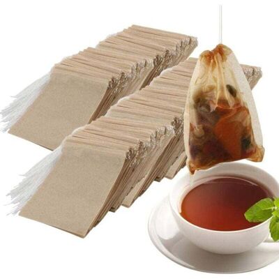 READ Sollbry 400 sachets de thé jetables avec cordon de serrage sachets filtres à thé sachets de thé vides pour thé en vrac ( - Publicité READ Sollbry 400 sachets de thé jetables avec cordon de serrage sachets filtres à thé sachets de thé vides pour thé en vrac ( - Publicité