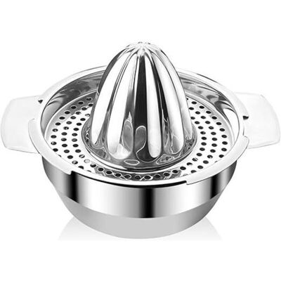 Presse Agrumes Manuel Inox 300ml - LON® - Citron Orange - Acier Inoxydable Lavable Lave-Vaisselle - Publicité Presse Agrumes Manuel Inox 300ml - LON® - Citron Orange - Acier Inoxydable Lavable Lave-Vaisselle - Publicité