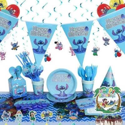 98 Pcs Anniversaire Vaisselle Kit Décoration Danniversaire Ballon Vaisselle Couverts de fêteDécorations de Table Danniversaire Bleu - Publicité 98 Pcs Anniversaire Vaisselle Kit Décoration Danniversaire Ballon Vaisselle Couverts de fêteDécorations de Table Danniversaire Bleu - Publicité