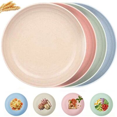 MARQUE NON DISPONIBLE Assiettes plates 225 cm assiettes à dessert à salade à fruits et à goûter ensemble de vaisselle en plastique assiettes en plas - Publicité MARQUE NON DISPONIBLE Assiettes plates 225 cm assiettes à dessert à salade à fruits et à goûter ensemble de vaisselle en plastique assiettes en plas - Publicité