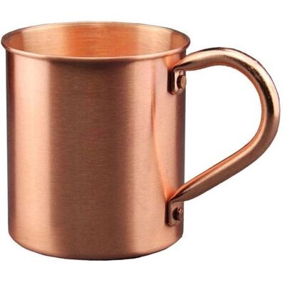 PEYSAITR Mug en cuivre pur 450 ml design élégant doré 8 x 8 x 9 cm Label - Publicité PEYSAITR Mug en cuivre pur 450 ml design élégant doré 8 x 8 x 9 cm Label - Publicité
