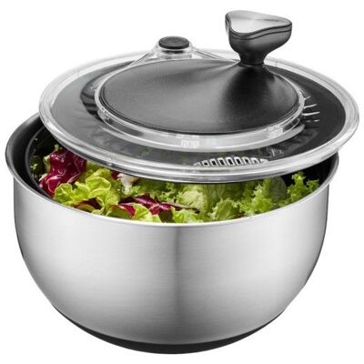 Gefu Essoreuse à salade inox avec couvercle fraîcheur 45 L - Publicité Gefu Essoreuse à salade inox avec couvercle fraîcheur 45 L - Publicité