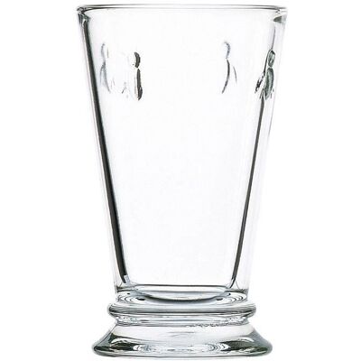 Verre haut - LAROCHÈRE - Abeille - Lot de 6 - Verre pressé - Résistant au lave-vaisselle - Publicité Verre haut - LAROCHÈRE - Abeille - Lot de 6 - Verre pressé - Résistant au lave-vaisselle - Publicité