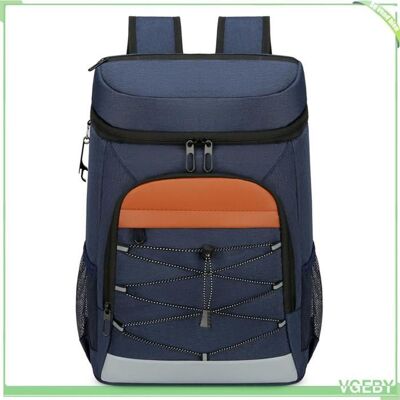 Sac à dos isotherme - FAFEICY - Modèle Camping - Résistant à leau - Doublure isolante aluminium - 32x46x19 cm Bleu - Publicité Sac à dos isotherme - FAFEICY - Modèle Camping - Résistant à leau - Doublure isolante aluminium - 32x46x19 cm Bleu - Publicité