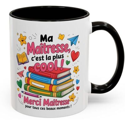 TEECUSTOM Tasse Merci Maîtresse – Mug Cadeau Fin d’Année École Primaire – Remerciement Enseignante 325ml Noir Bleu Rouge: 11oz / Black... Publicité TEECUSTOM Tasse Merci Maîtresse – Mug Cadeau Fin d’Année École Primaire – Remerciement Enseignante 325ml Noir Bleu Rouge: 11oz / Black... Publicité