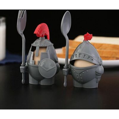 SODIAL Porte-Coquetier à la Coque avec une Fourchette Incluse - Design Knight - DéCoration DUstensiles de Cuisine Fork Knight - Publicité SODIAL Porte-Coquetier à la Coque avec une Fourchette Incluse - Design Knight - DéCoration DUstensiles de Cuisine Fork Knight - Publicité