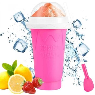 Tasse Glace - Gobelet Magique de Fabricant de Granite - Set Accessoire Cuisine Rose - Publicité Tasse Glace - Gobelet Magique de Fabricant de Granite - Set Accessoire Cuisine Rose - Publicité