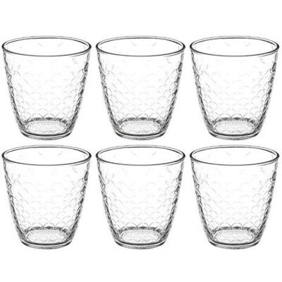 SECRET DE GOURMET Lot de 6 Gobelets Bas RomeEau 25cl Transparent - Publicité SECRET DE GOURMET Lot de 6 Gobelets Bas RomeEau 25cl Transparent - Publicité