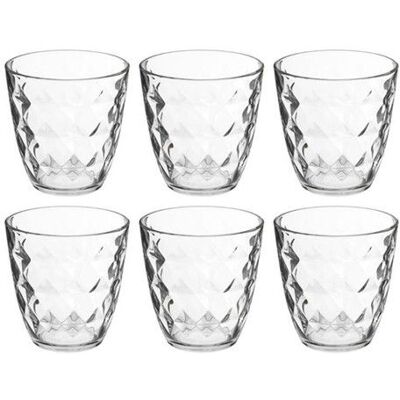 SECRET DE GOURMET Lot de 6 Gobelets Bas FabiEau 25cl Transparent - Publicité SECRET DE GOURMET Lot de 6 Gobelets Bas FabiEau 25cl Transparent - Publicité