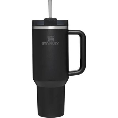 Mug Isotherme - STANLEY - Quencher H2.0 FlowState - 1.2L - Acier Inoxydable Recyclé - Noir Tonal Noir - Publicité Mug Isotherme - STANLEY - Quencher H2.0 FlowState - 1.2L - Acier Inoxydable Recyclé - Noir Tonal Noir - Publicité