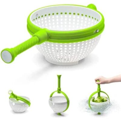 Essoreuse à Salade Passoire Rotative RéSistante Aux Rayures Fruits et LéGumes Spina Passoire avec PoignéE Pliable. Publicité Essoreuse à Salade Passoire Rotative RéSistante Aux Rayures Fruits et LéGumes Spina Passoire avec PoignéE Pliable. Publicité