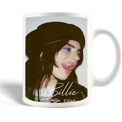 MANIACASE Mug en Céramique Billie Eilish Official Noir - Publicité MANIACASE Mug en Céramique Billie Eilish Official Noir - Publicité