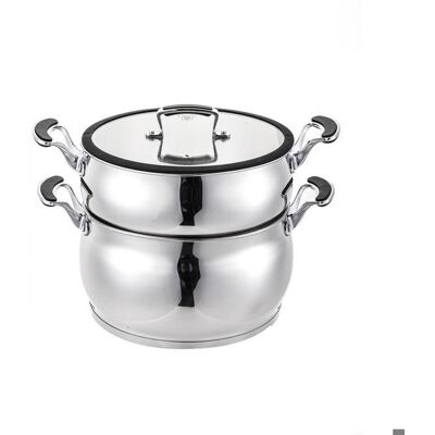 LAGUIOLE CUISSON - Couscoussier inox 28cm Gris - Publicité LAGUIOLE CUISSON - Couscoussier inox 28cm Gris - Publicité