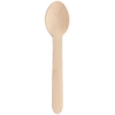 ALUPLAST 1000 Cuillères à dessert en bois 110 mm Beige - Publicité ALUPLAST 1000 Cuillères à dessert en bois 110 mm Beige - Publicité