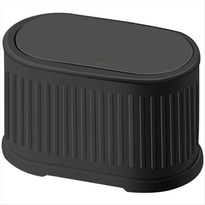 SODIAL Mini Poubelle avec Couvercle Petite Poubelle de Cuisine de 4 L Poubelle de Comptoir Mini Poubelle en Acier Inoxydable Noire Noir - Publicité SODIAL Mini Poubelle avec Couvercle Petite Poubelle de Cuisine de 4 L Poubelle de Comptoir Mini Poubelle en Acier Inoxydable Noire Noir - Publicité