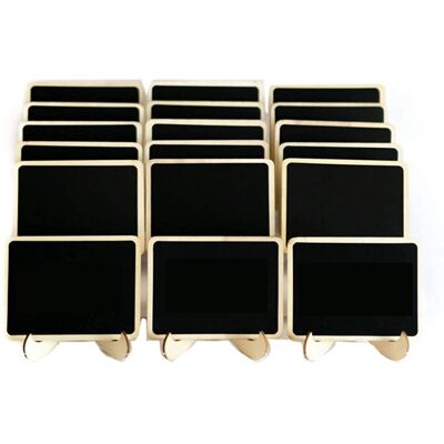 SODIAL 18 PièCes Mini Panneaux de Tableau pour les éTiquettes de Nourriture de FêTe pour la Table de Buffet de FêTe Petits Signes de - Publicité SODIAL 18 PièCes Mini Panneaux de Tableau pour les éTiquettes de Nourriture de FêTe pour la Table de Buffet de FêTe Petits Signes de - Publicité