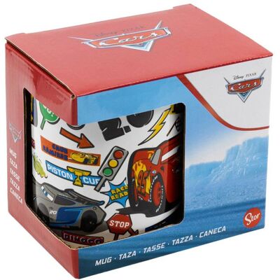 Mug Cars Flash McQueen 325ml Céramique Rouge - Publicité Mug Cars Flash McQueen 325ml Céramique Rouge - Publicité