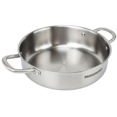 Sautoir 28 cm en inox 18/10 Triply Fackelmann Vita3 Gris - Publicité Sautoir 28 cm en inox 18/10 Triply Fackelmann Vita3 Gris - Publicité