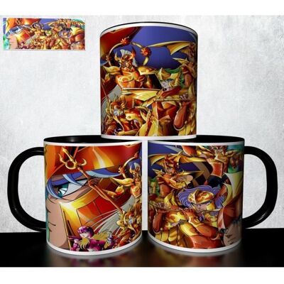 MUG personnalisé Tasse à café - MANGA LES CHEVALIERS DU ZODIAQUE Saint Seiya Réf 587 Blanc - Publicité MUG personnalisé Tasse à café - MANGA LES CHEVALIERS DU ZODIAQUE Saint Seiya Réf 587 Blanc - Publicité