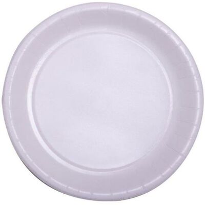 ISAP 50 Assiettes en carton blanc 22 cm - Blanc Blanc - Publicité ISAP 50 Assiettes en carton blanc 22 cm - Blanc Blanc - Publicité