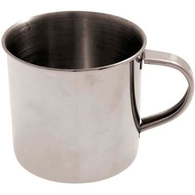 Tasse inox paroi simple - CAO - 35cL - Hauteur 7.7 cm - Poids 74g - Couleur Gris Gris - Publicité Tasse inox paroi simple - CAO - 35cL - Hauteur 7.7 cm - Poids 74g - Couleur Gris Gris - Publicité