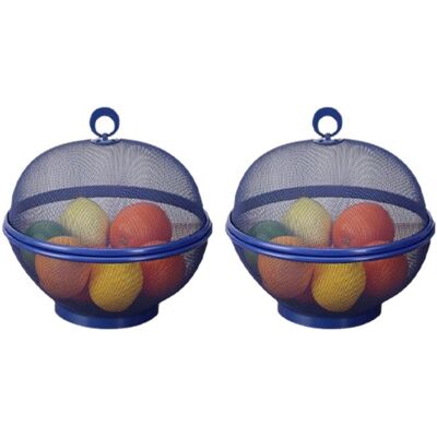 SODIAL Corbeille à fruits avec pour éviter les insectes et les mouches plateau à fruits avec pour éviter les mouches à fruits bleu foncé - Publicité SODIAL Corbeille à fruits avec pour éviter les insectes et les mouches plateau à fruits avec pour éviter les mouches à fruits bleu foncé - Publicité
