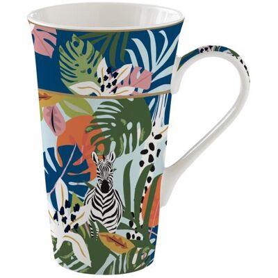 Easy Life COFFRET MUG EN PORCELAINE 600 ML TROPICAL VIBES - EASYLIFE - Publicité Easy Life COFFRET MUG EN PORCELAINE 600 ML TROPICAL VIBES - EASYLIFE - Publicité