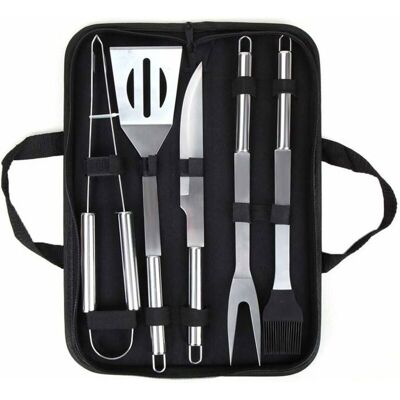 Ensemble Ustensiles de Barbecue Mallette en Aluminium Accessoire de Barbecue ProfessionnelParfaite Set de Couverts Barbecue PZCC Noir - Publicité Ensemble Ustensiles de Barbecue Mallette en Aluminium Accessoire de Barbecue ProfessionnelParfaite Set de Couverts Barbecue PZCC Noir - Publicité
