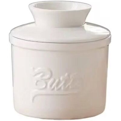 REZOEY Beurrier cloche blanc - Beurrier - Beurrier refroidi à leau avec ligne deau - Beurrier en céramique pour beurre tartinable - Publicité REZOEY Beurrier cloche blanc - Beurrier - Beurrier refroidi à leau avec ligne deau - Beurrier en céramique pour beurre tartinable - Publicité