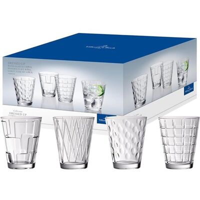 AUTREMENT Villeroy & Boch - Dressed Up Ensemble De Verres À Eau 4 Pcs 310 Ml Cristallin Résistant Au Lave-Vaisselle Moderne RAMPE - Publicité AUTREMENT Villeroy & Boch - Dressed Up Ensemble De Verres À Eau 4 Pcs 310 Ml Cristallin Résistant Au Lave-Vaisselle Moderne RAMPE - Publicité