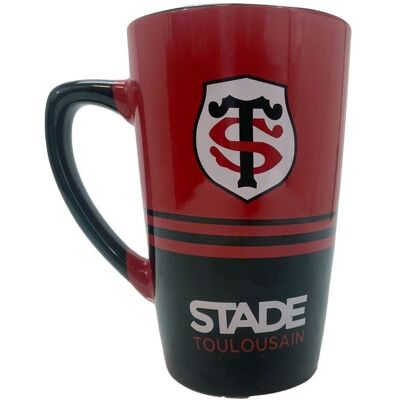 Mug - Stade Toulousain - Collection officielle - Céramique - Noir - Design contemporain Noir - Publicité Mug - Stade Toulousain - Collection officielle - Céramique - Noir - Design contemporain Noir - Publicité
