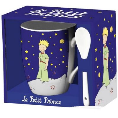 ENESCO FRANCE Tasses et mugs - Tasse mug et cuillère Enesco Le Petit Prince (sur sa planete) Bleu - Publicité ENESCO FRANCE Tasses et mugs - Tasse mug et cuillère Enesco Le Petit Prince (sur sa planete) Bleu - Publicité