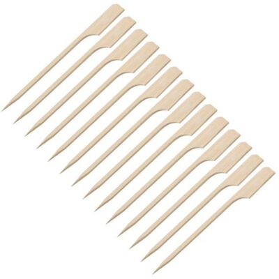 Lot de 300 piques en bois de 9 cm Fackelmann Marron - Publicité Lot de 300 piques en bois de 9 cm Fackelmann Marron - Publicité
