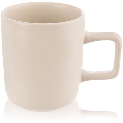 Tasse en céramique - ORION - 380 ml - Crème - Finition mate - 125x9x97 cm - Compatible lave-vaisselle Beige - Publicité Tasse en céramique - ORION - 380 ml - Crème - Finition mate - 125x9x97 cm - Compatible lave-vaisselle Beige - Publicité