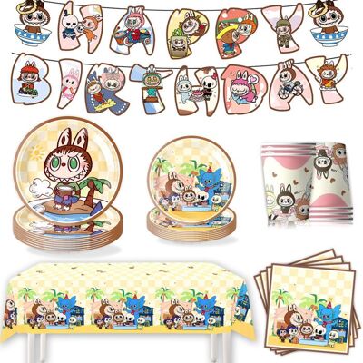 I HABOR 52PCS Décorations danniversaire Ballons Thème Dessin Animé Décorations de fête Fournitures pour les Fans Enfants-01 - Publicité I HABOR 52PCS Décorations danniversaire Ballons Thème Dessin Animé Décorations de fête Fournitures pour les Fans Enfants-01 - Publicité