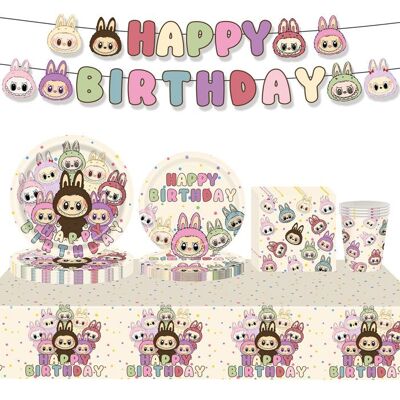 I HABOR 52PCS Décorations danniversaire Ballons Thème Dessin Animé Décorations de fête Fournitures pour les Fans Enfants-03 - Publicité I HABOR 52PCS Décorations danniversaire Ballons Thème Dessin Animé Décorations de fête Fournitures pour les Fans Enfants-03 - Publicité