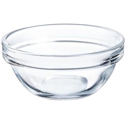 VISIODIRECT Lot de 6 saladiers empliables en verre trempé 35 cl - 60 x27 mm - Publicité VISIODIRECT Lot de 6 saladiers empliables en verre trempé 35 cl - 60 x27 mm - Publicité