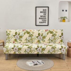 WOVTE Housse de Canapé sans Accoudoir 3 Places Housse de Canapé Clic Clac Extensible Universel Lavable Couverture de Canapé A Blanc - Publicité WOVTE Housse de Canapé sans Accoudoir 3 Places Housse de Canapé Clic Clac Extensible Universel Lavable Couverture de Canapé A Blanc - Publicité