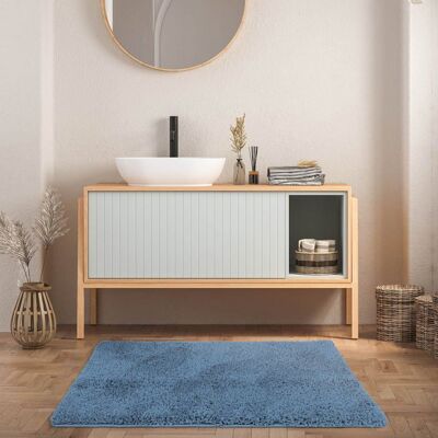 KARAT Tapis de bain Sky Soft Bleu clair 50 x 80 cm Bleu - Publicité KARAT Tapis de bain Sky Soft Bleu clair 50 x 80 cm Bleu - Publicité